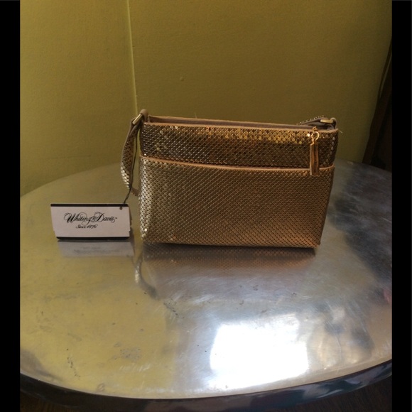 NWT Vintage Whiting & Davis Gold Mesh Bag - Picture 1 of 16